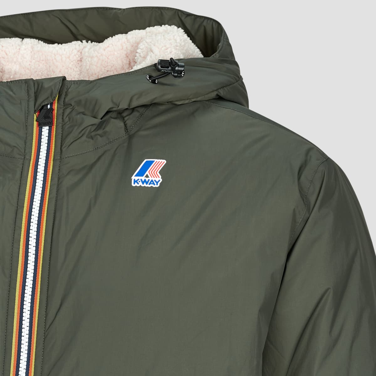 Men's Jackets K-Way Khaki