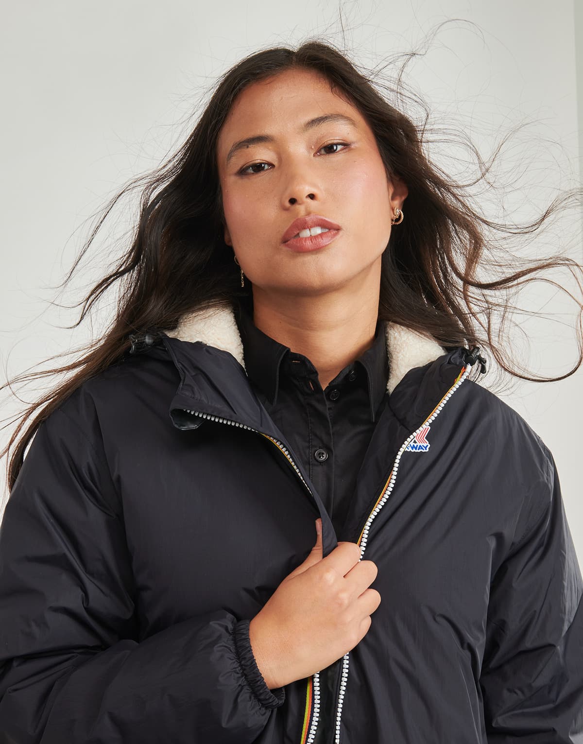 Women's Parkas K-Way Black