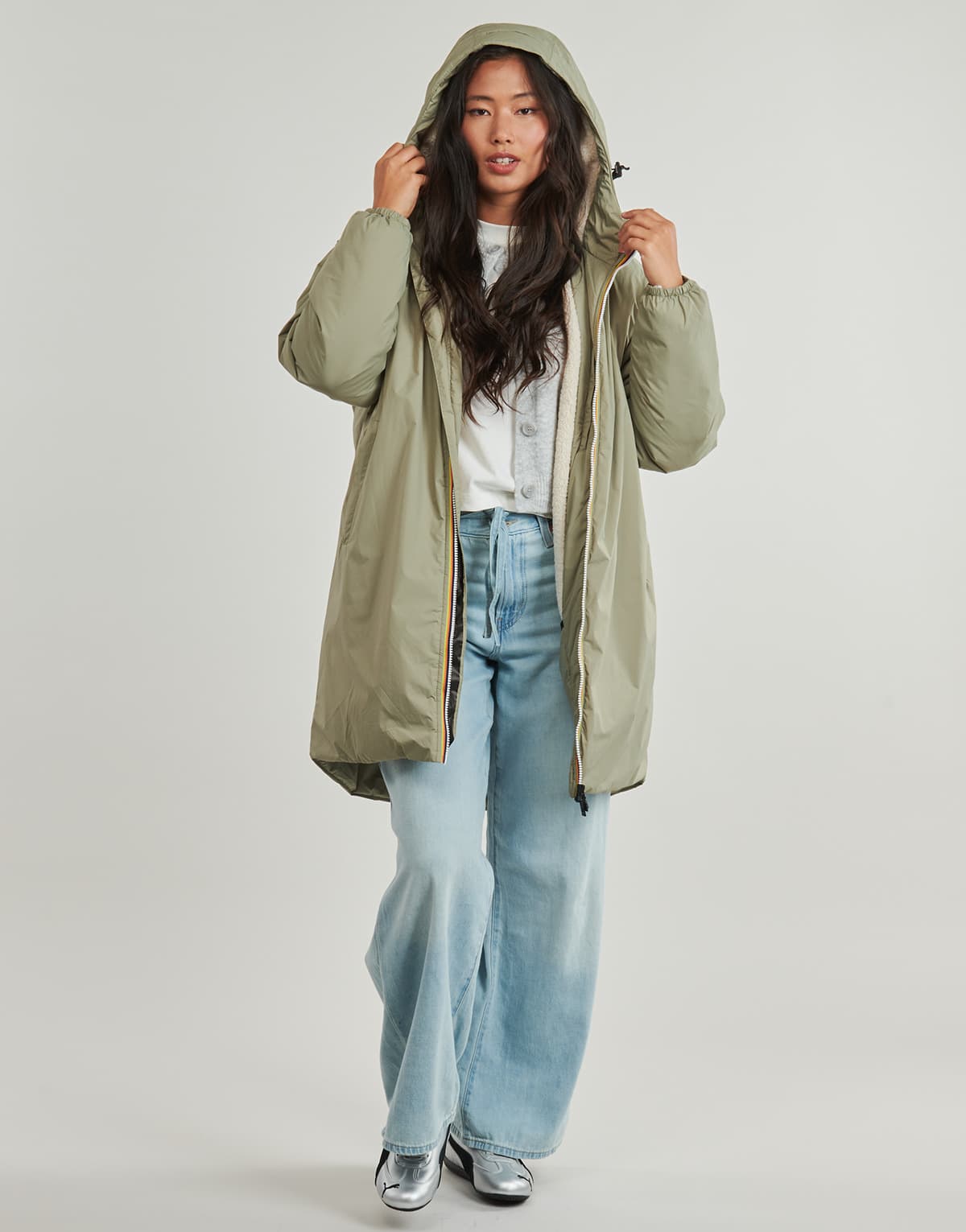 Women's Parkas K-Way Beige