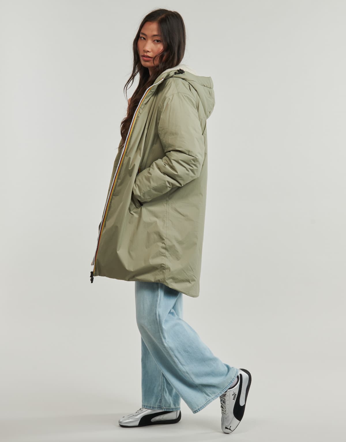 Women's Parkas K-Way Beige