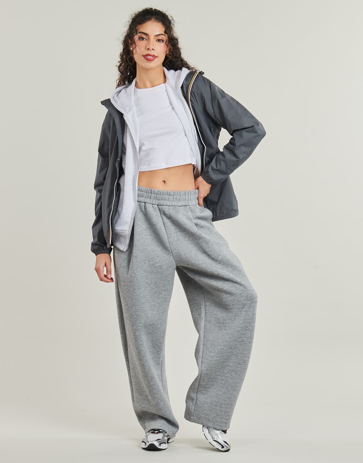 Women's Windbreakers K-Way Gray