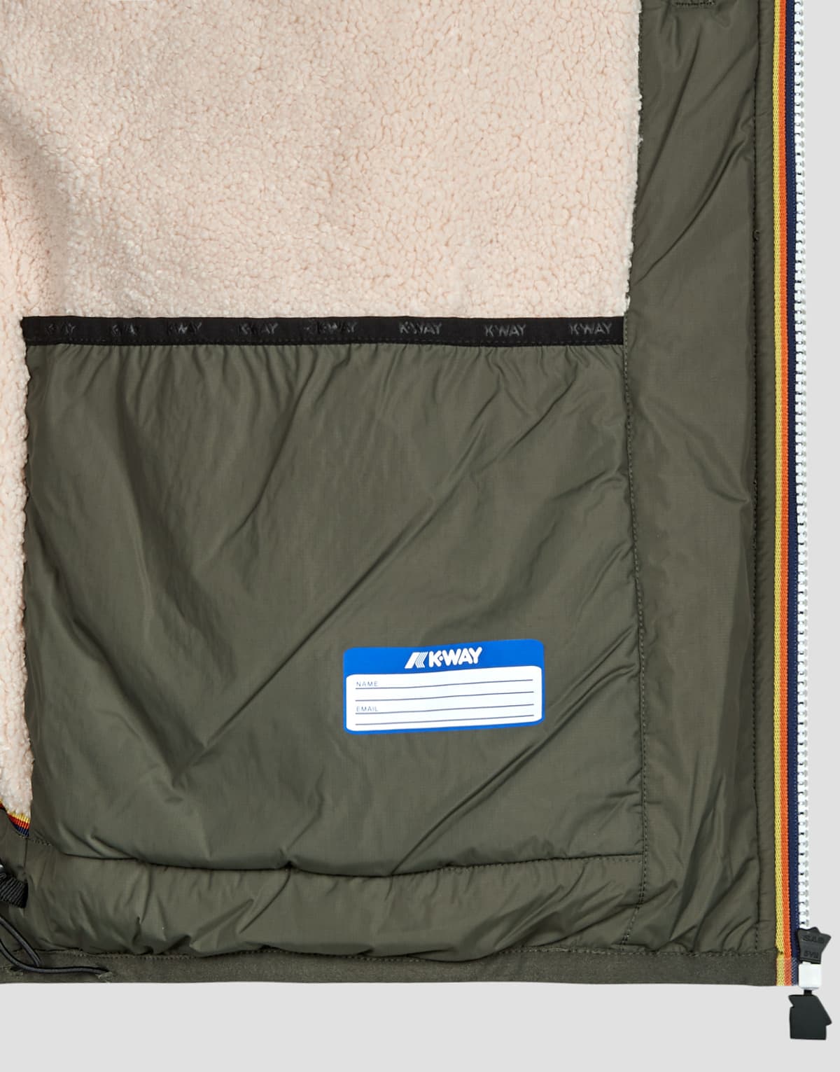 Men's Jackets K-Way Khaki