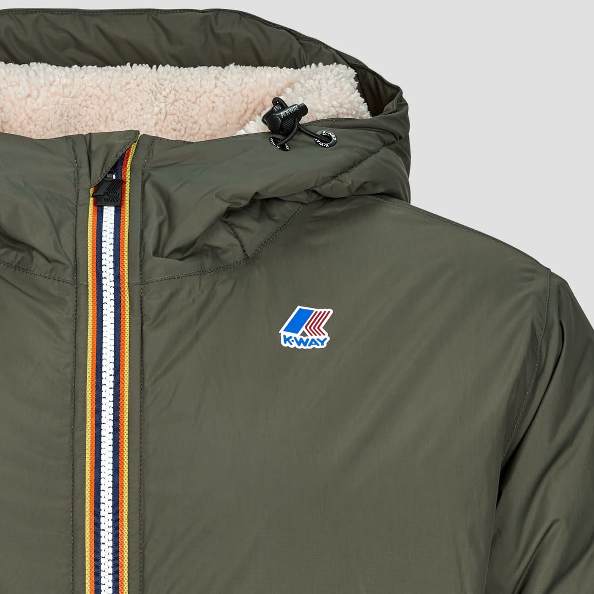 Men's Jackets K-Way Khaki