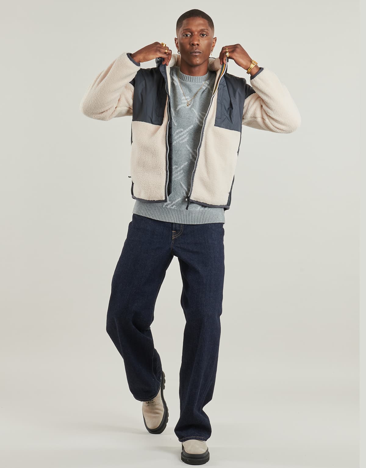 Men's Jackets K-Way Gray