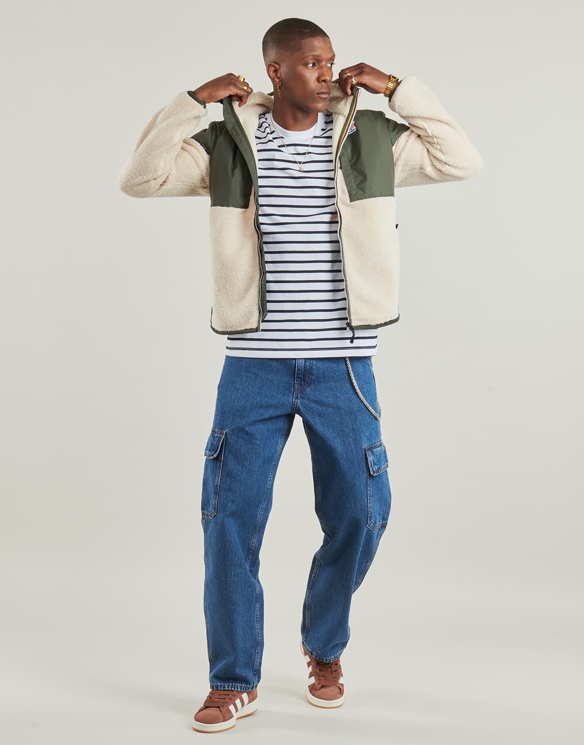 Men's Jackets K-Way Khaki