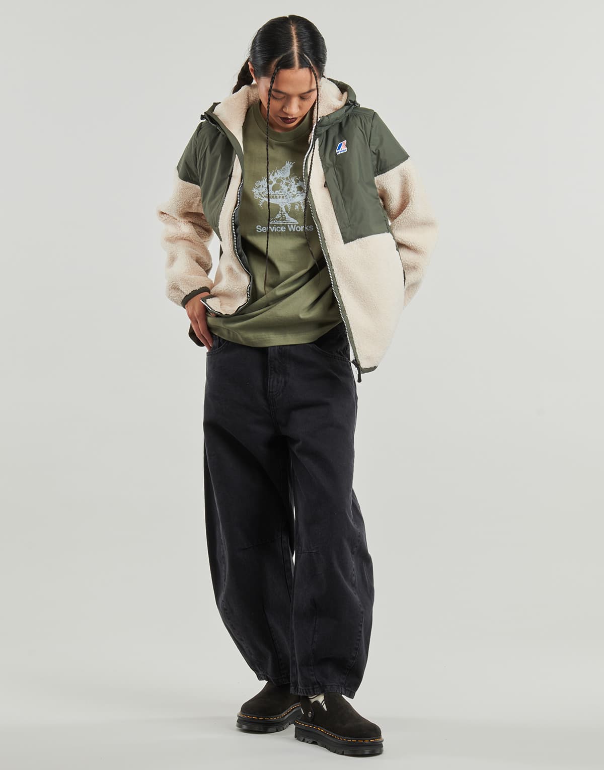 Men's Jackets K-Way Khaki