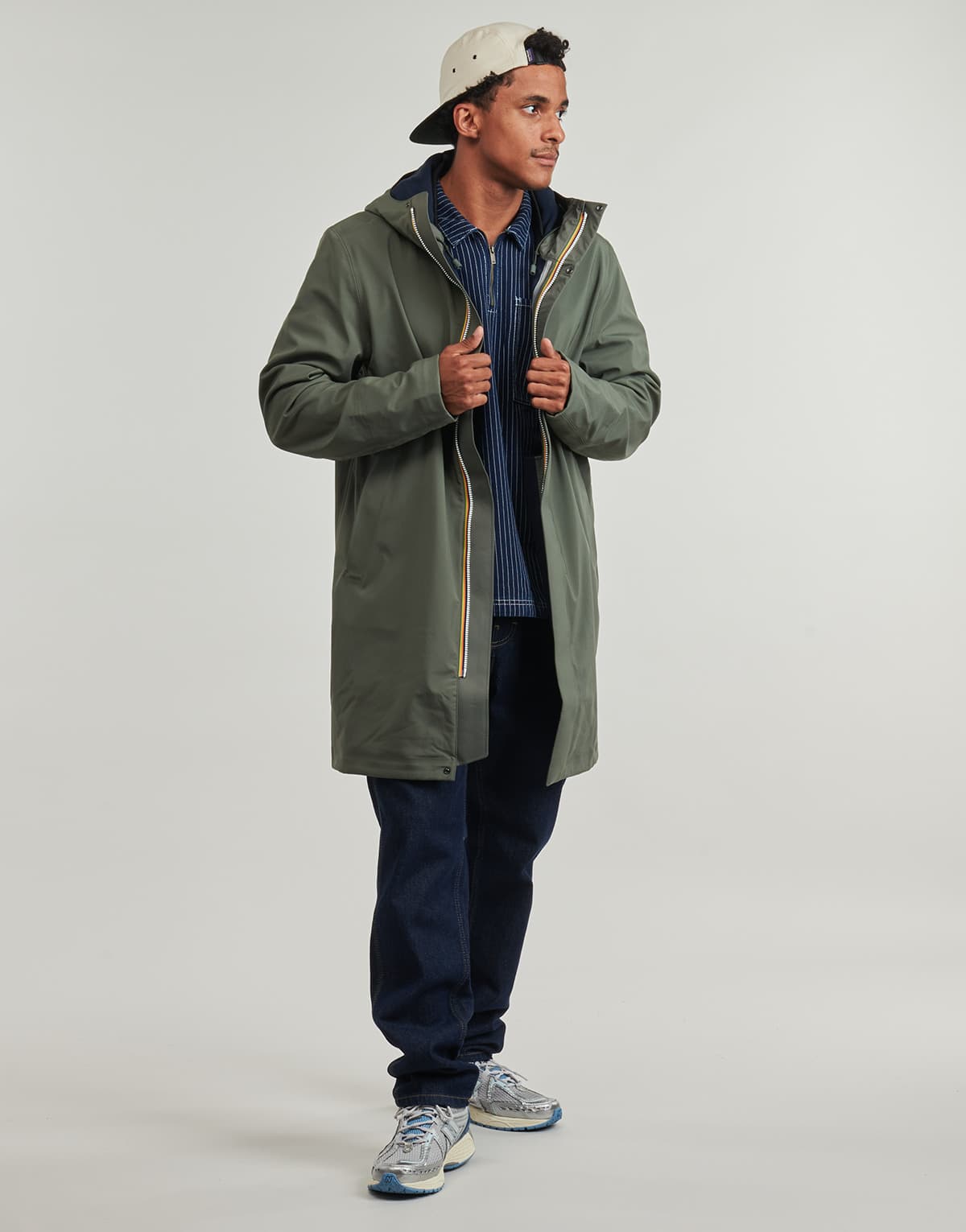 Men's Parkas K-Way Khaki