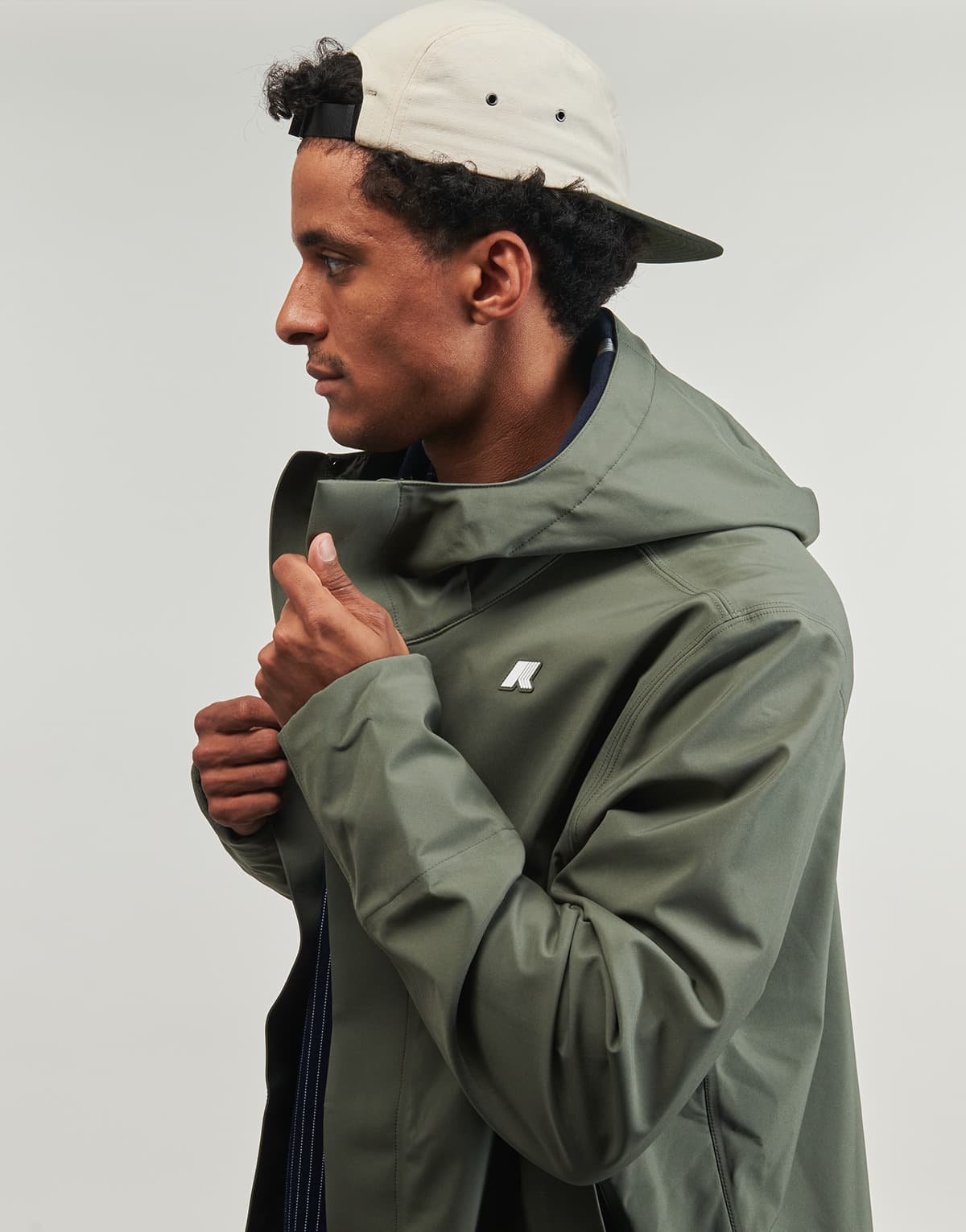 Men's Parkas K-Way Khaki