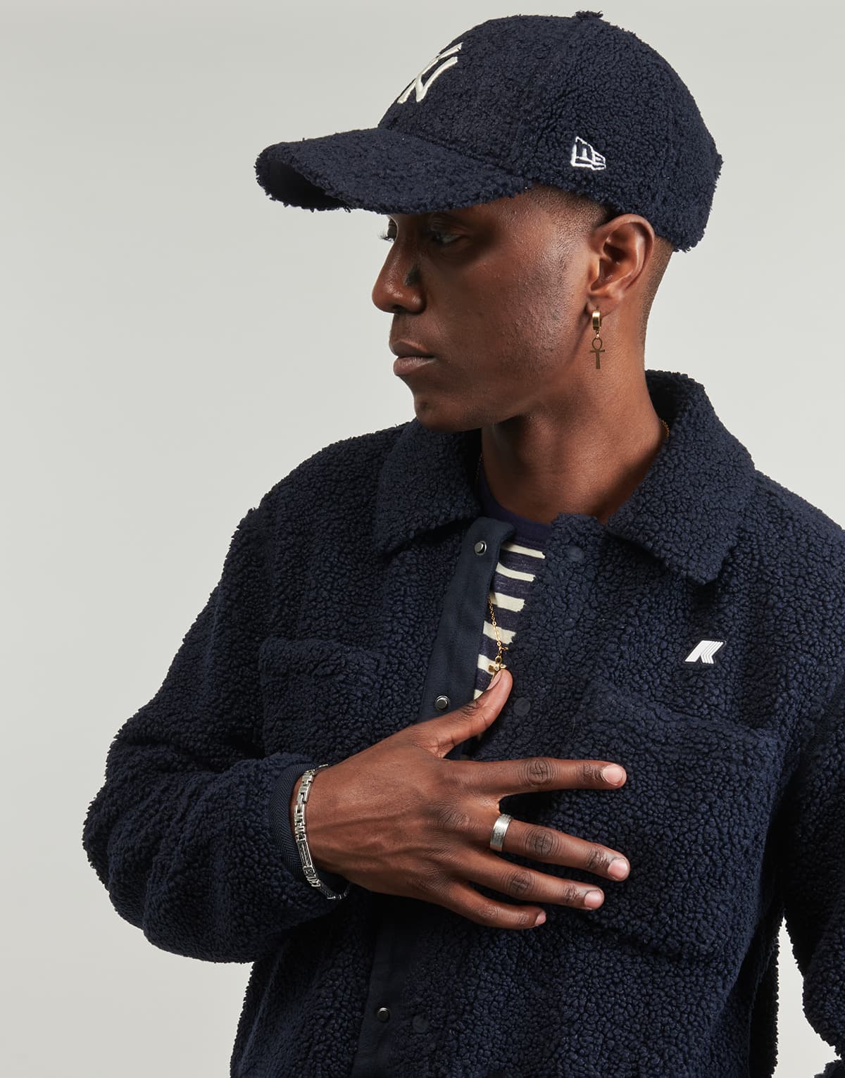 Men's T-Shirts K-Way Blue