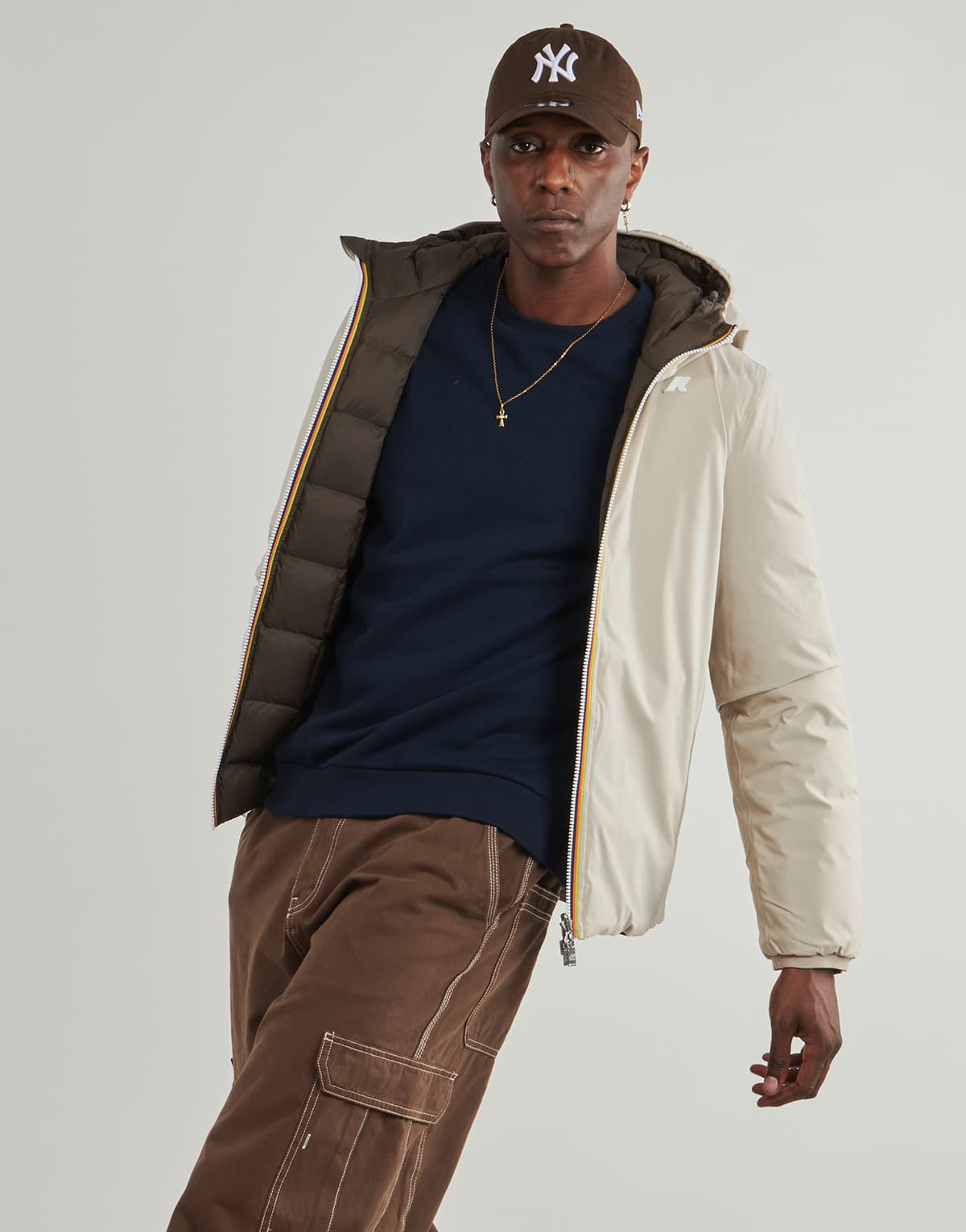 Men's Jackets K-Way Beige