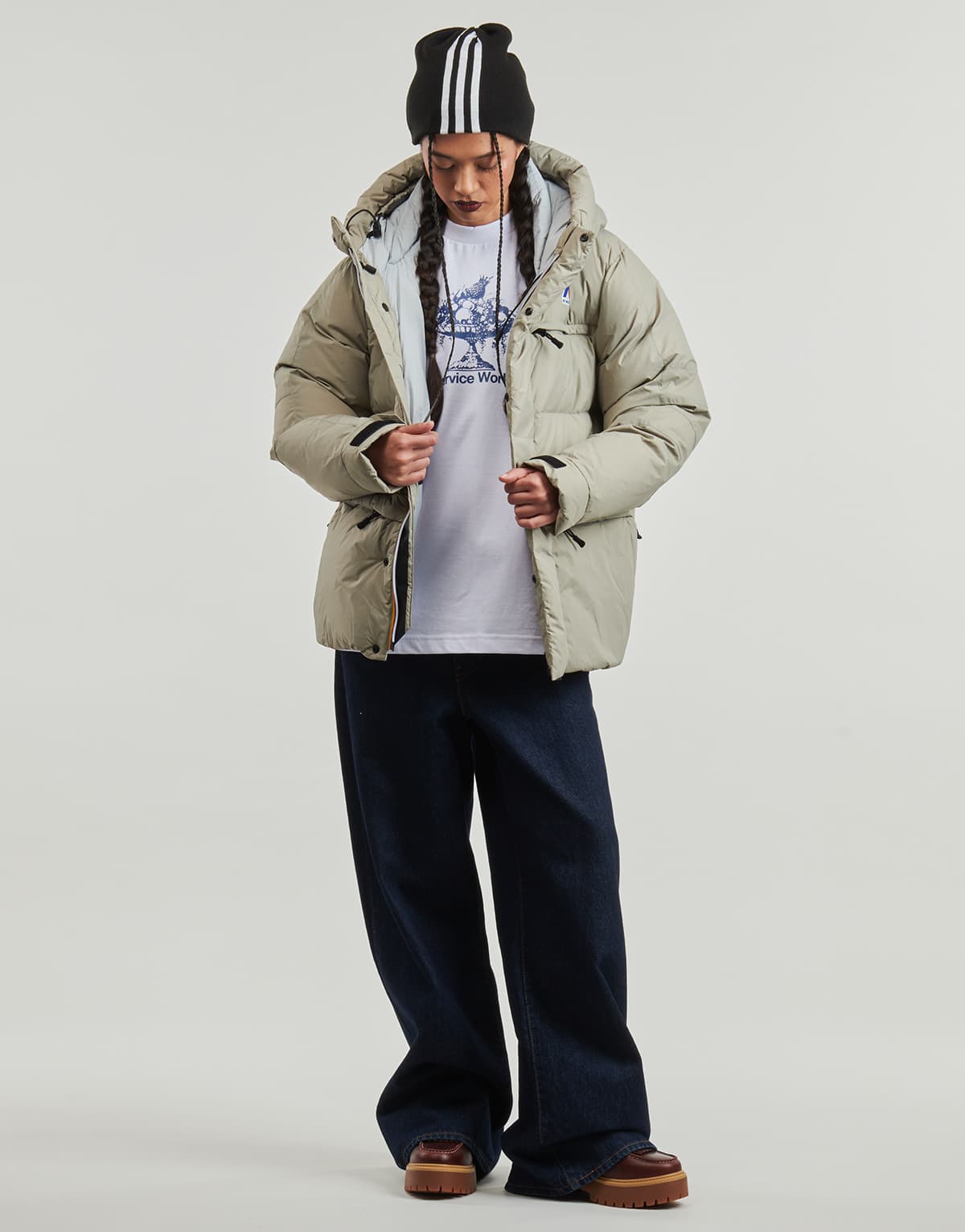 Men's Jackets K-Way Beige