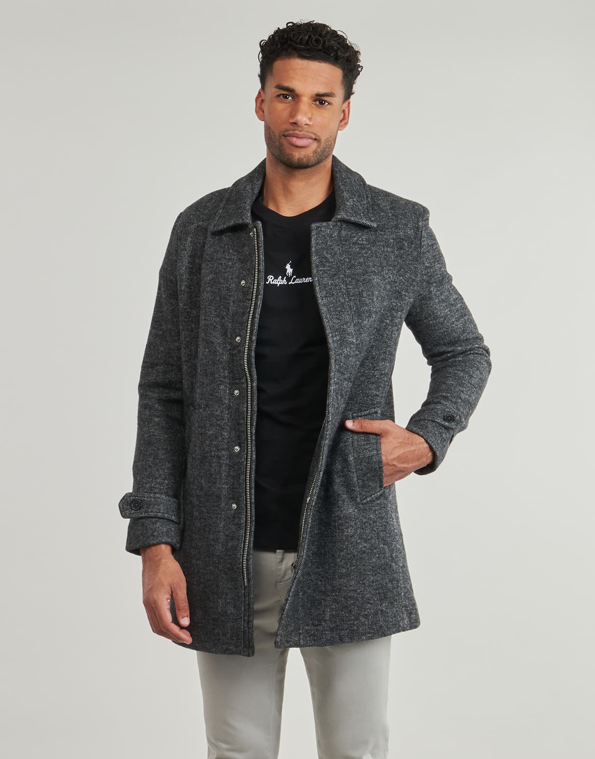 Men's Coats Harrington Black