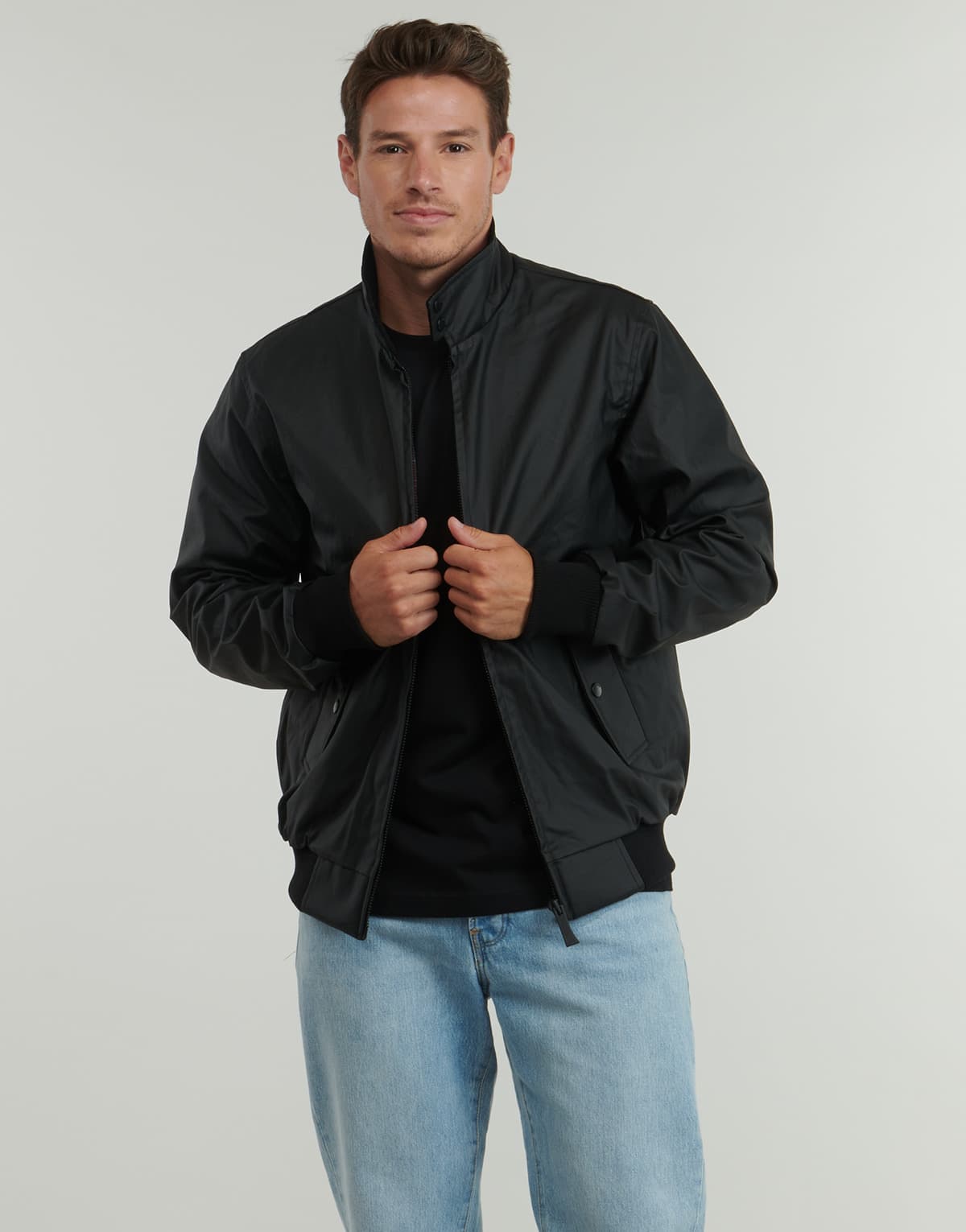 Men's Jackets Harrington Black