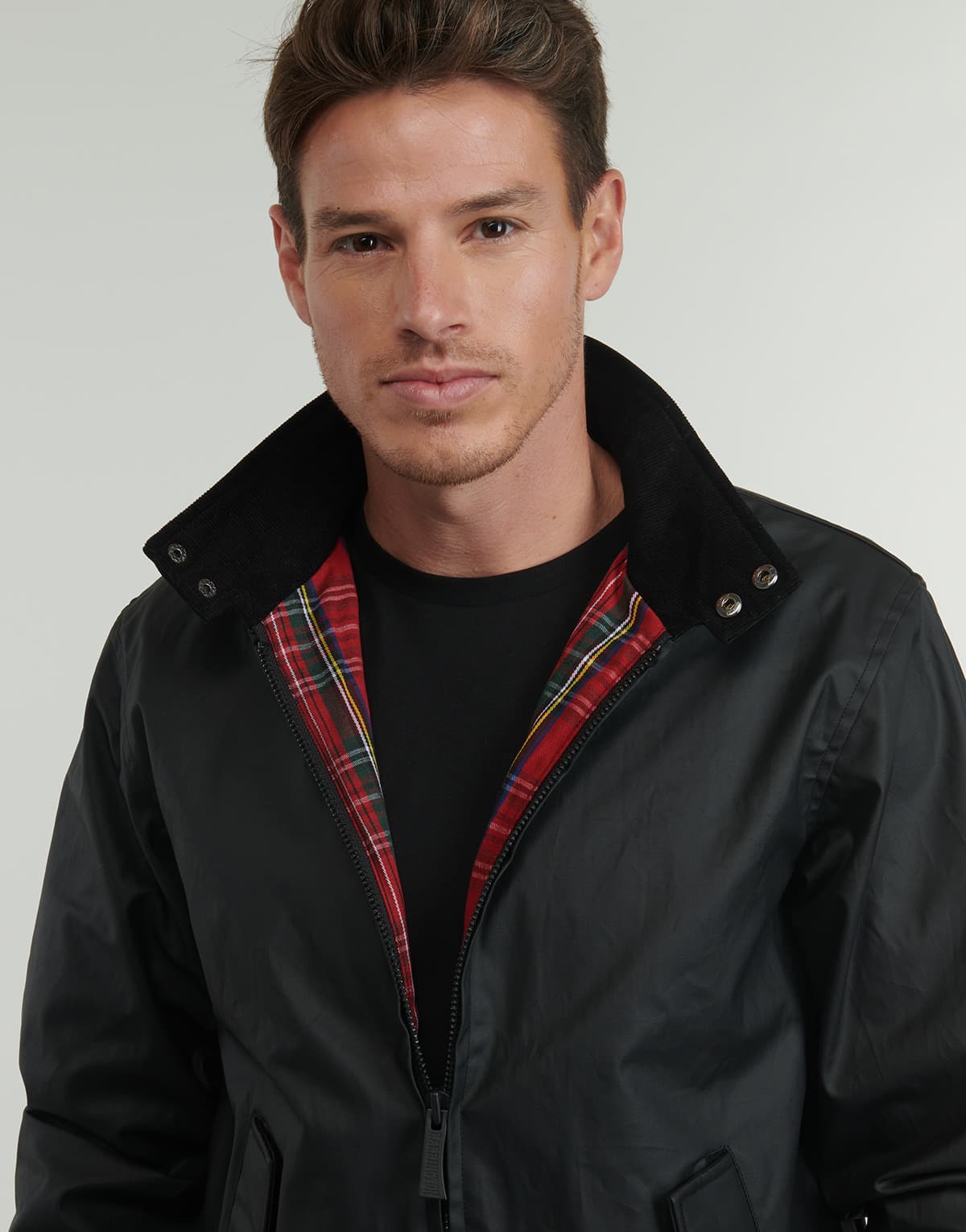 Men's Jackets Harrington Black