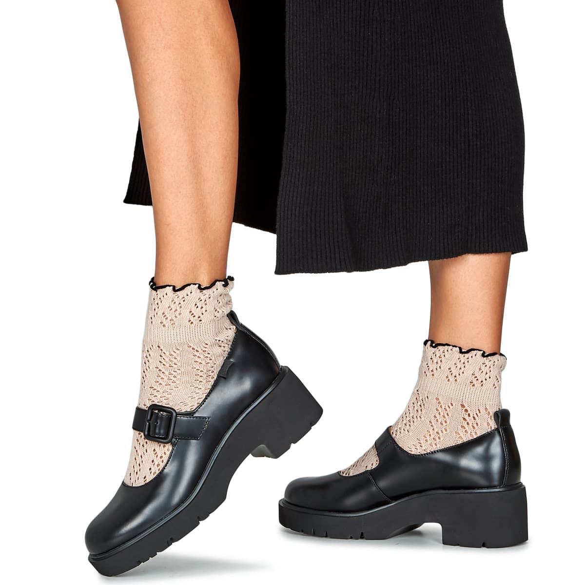 Women's Ballet Flats Camper Black