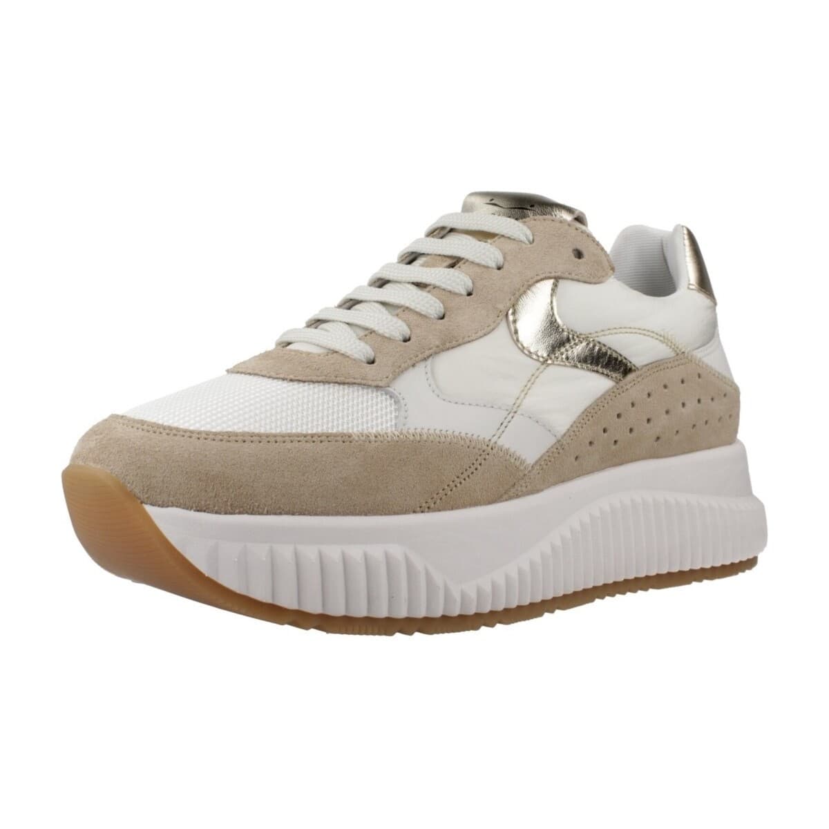 Women's Sneakers Voile Blanche Brown