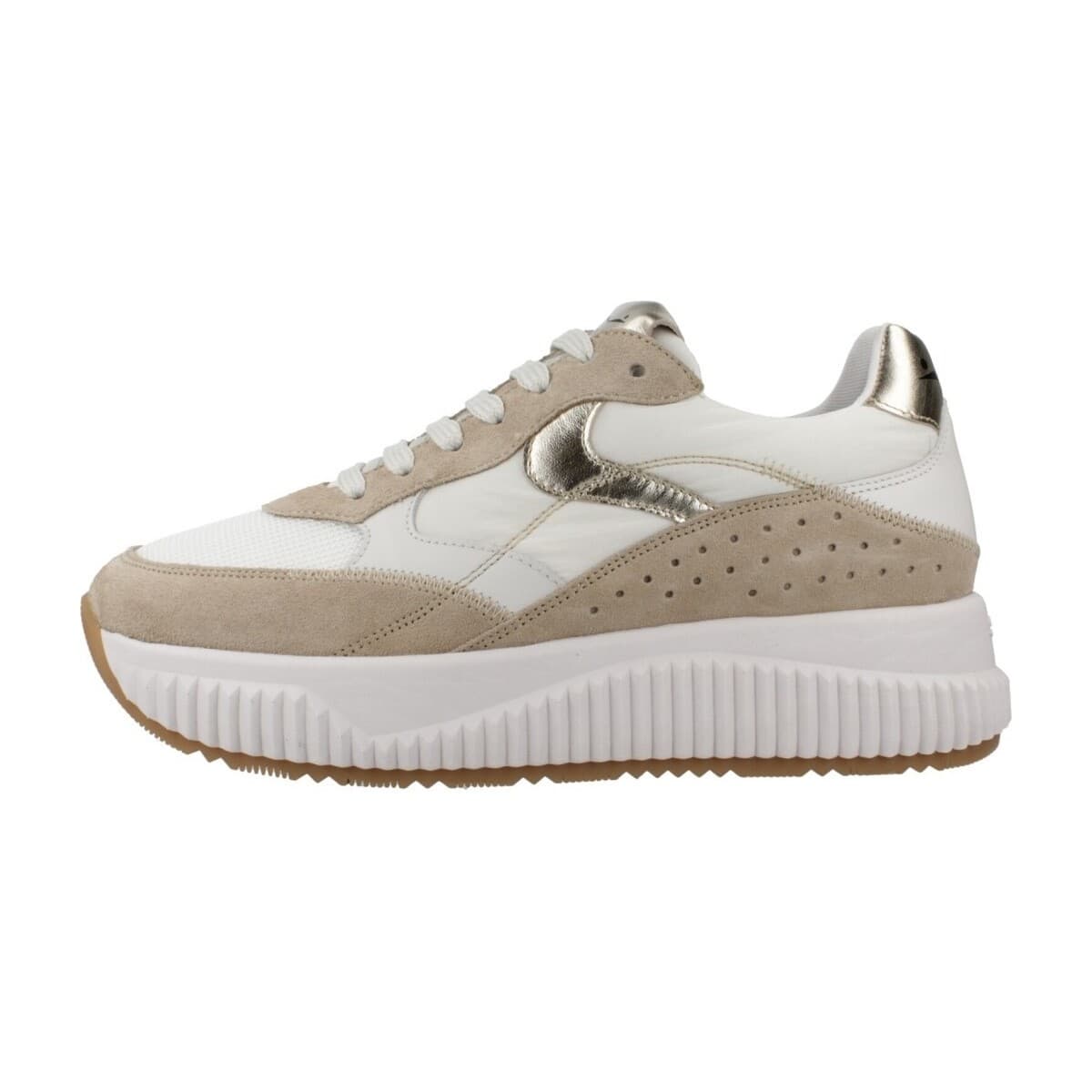 Women's Sneakers Voile Blanche Brown