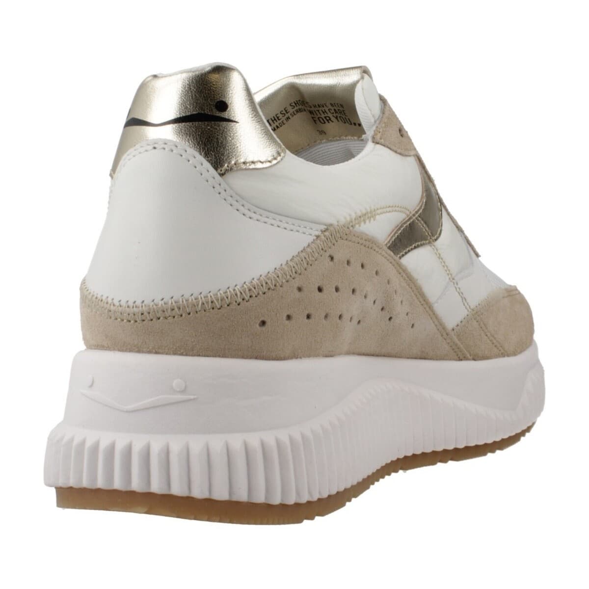 Women's Sneakers Voile Blanche Brown