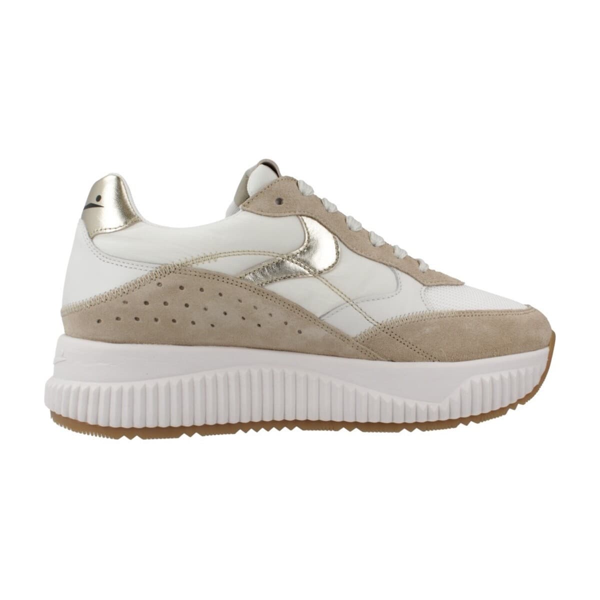 Women's Sneakers Voile Blanche Brown