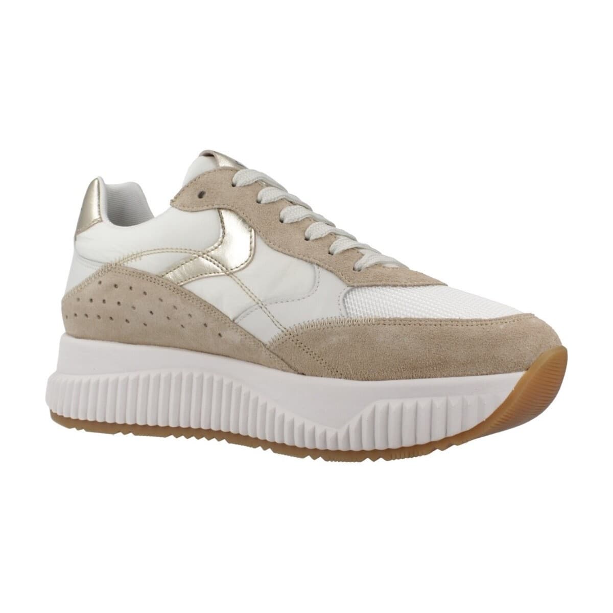 Women's Sneakers Voile Blanche Brown
