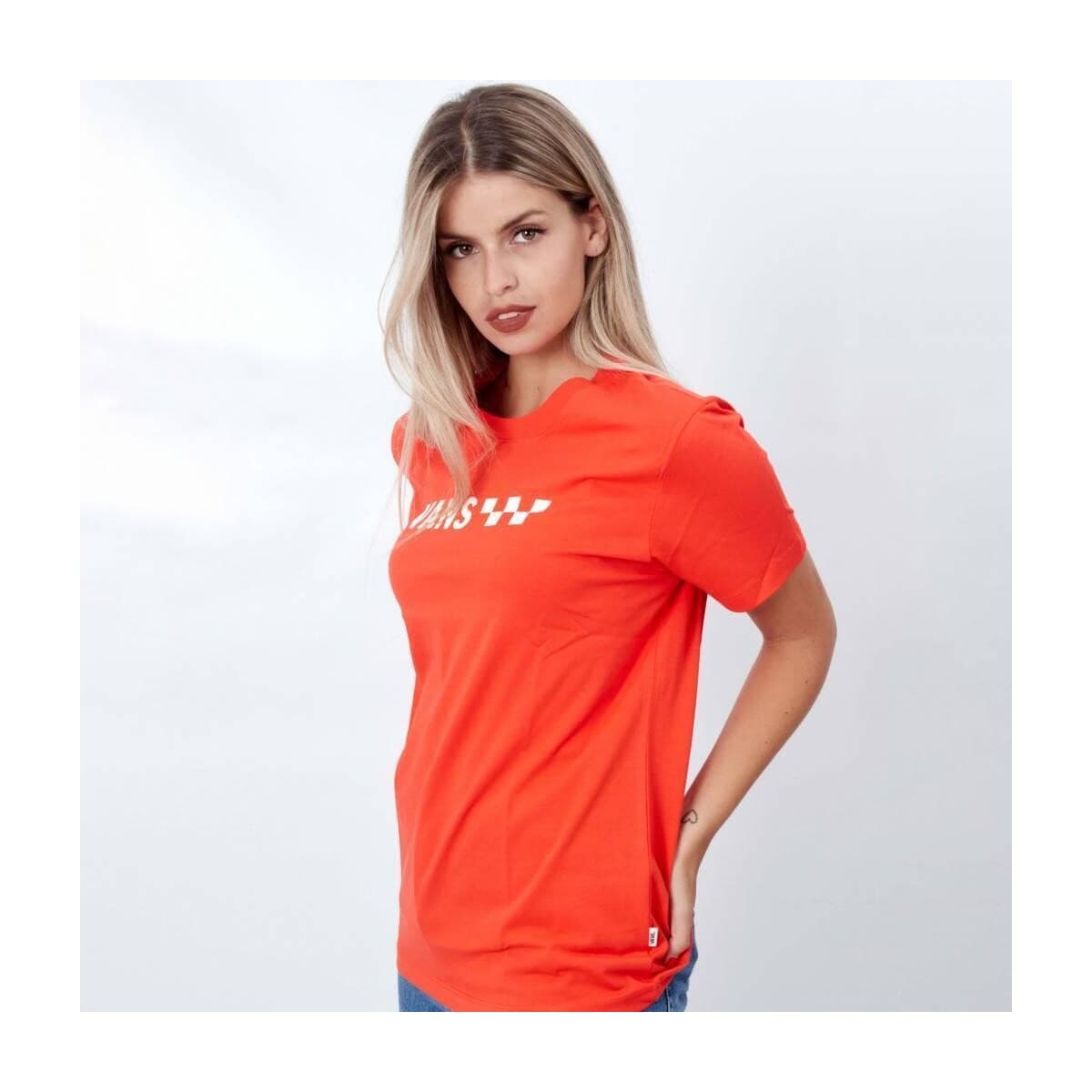 Women's T-Shirts Vans Orange