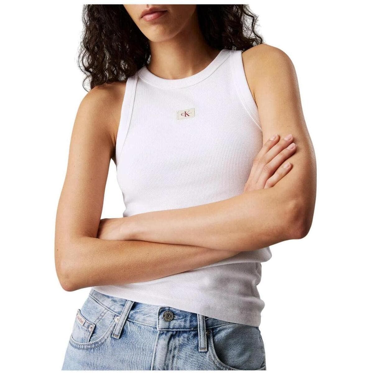 Women's T-Shirts Calvin Klein White