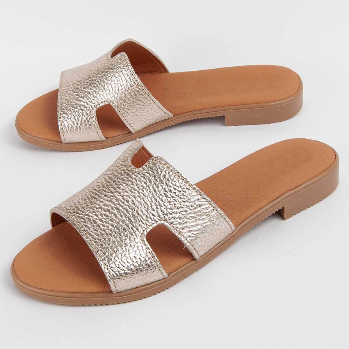 Women's Sandals Purapiel Gold