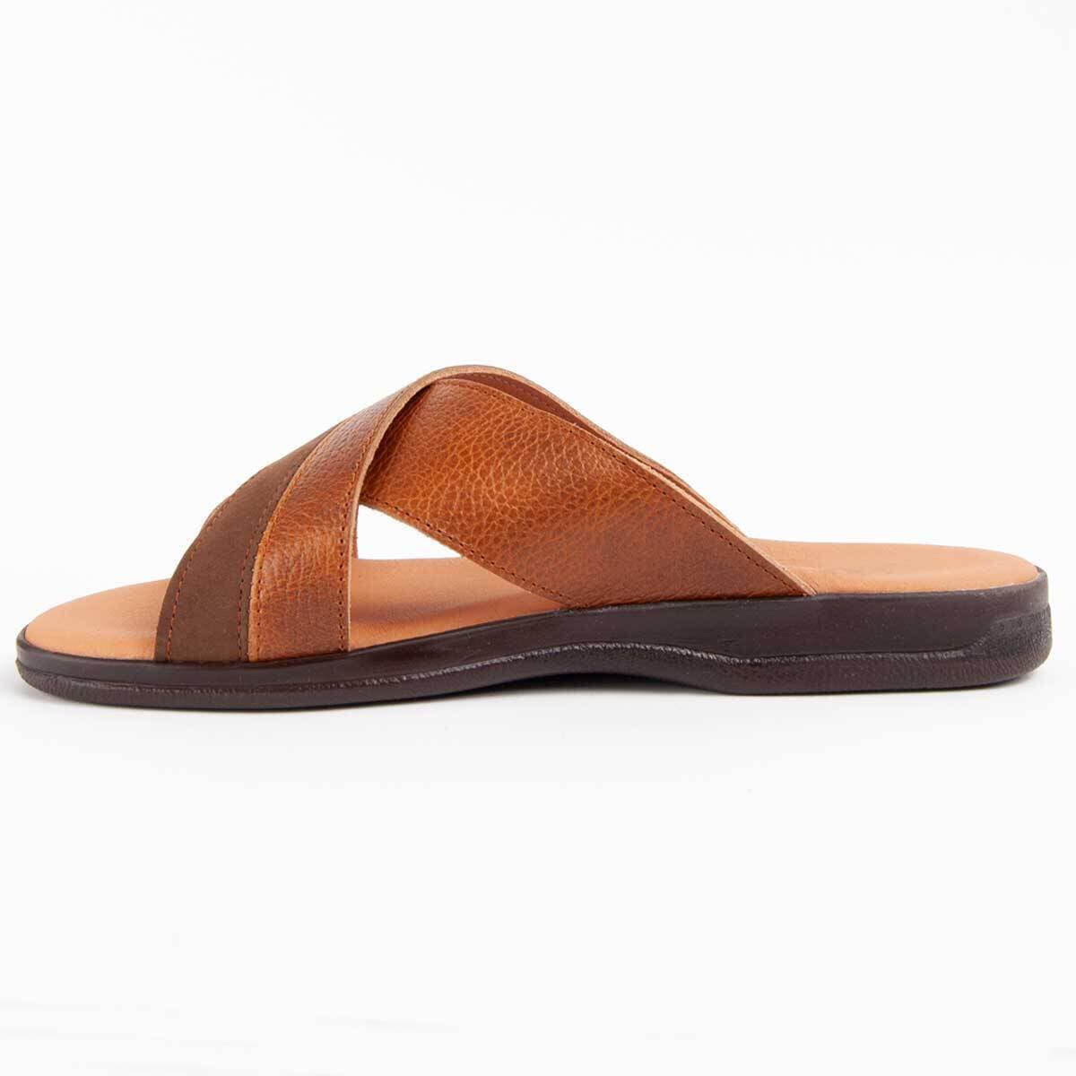 Men's Sandals Purapiel Brown