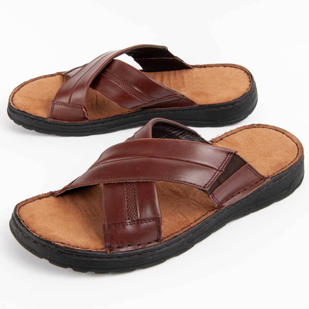 Men's Sandals Purapiel Brown