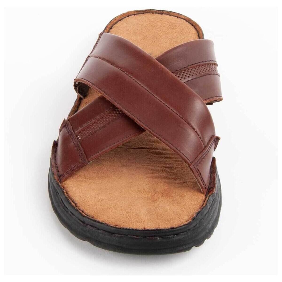 Men's Sandals Purapiel Brown