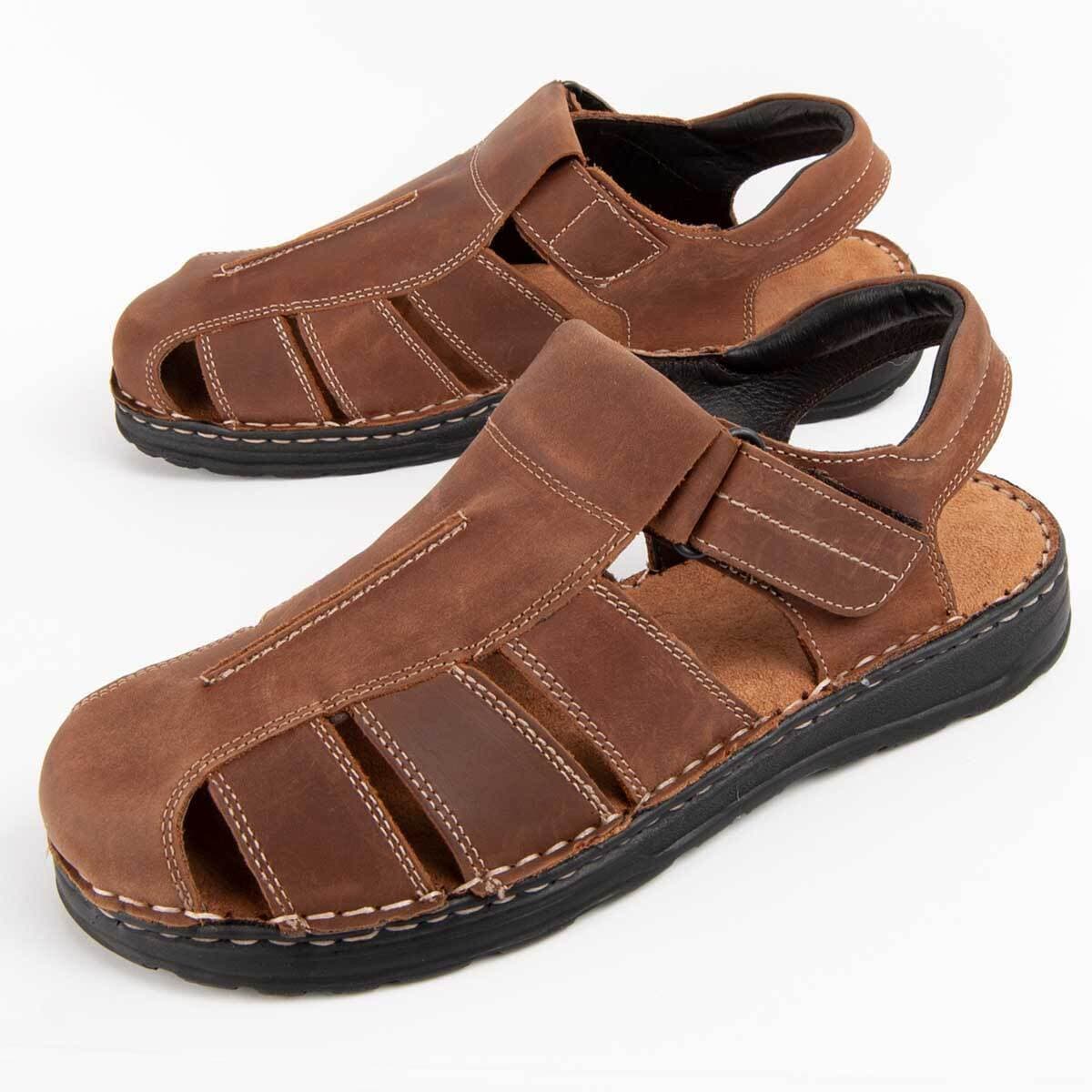 Men's Sandals Purapiel Brown