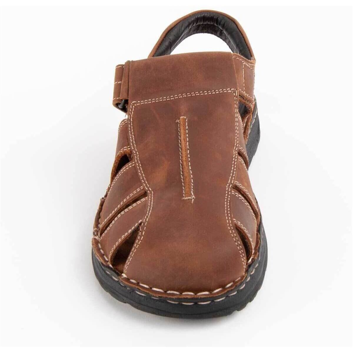 Men's Sandals Purapiel Brown