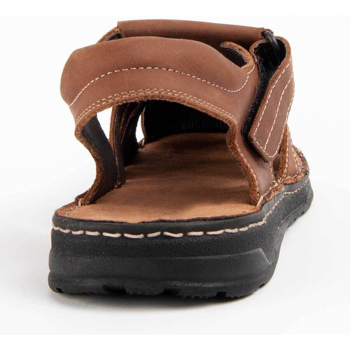 Men's Sandals Purapiel Brown