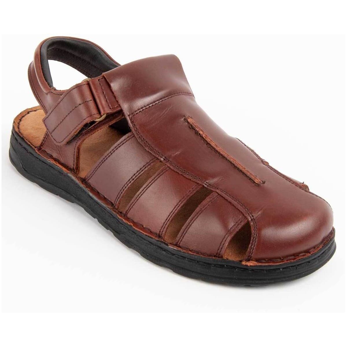 Men's Sandals Purapiel Brown
