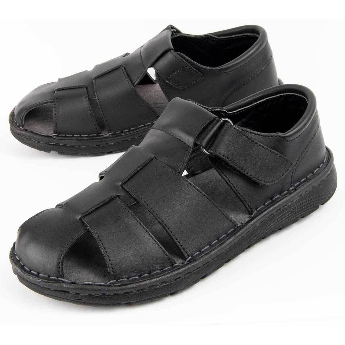 Men's Sandals Purapiel Black
