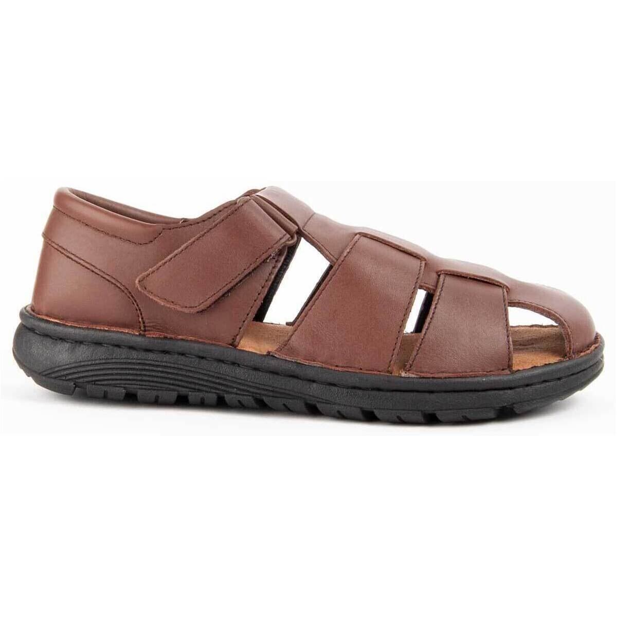 Men's Sandals Purapiel Brown