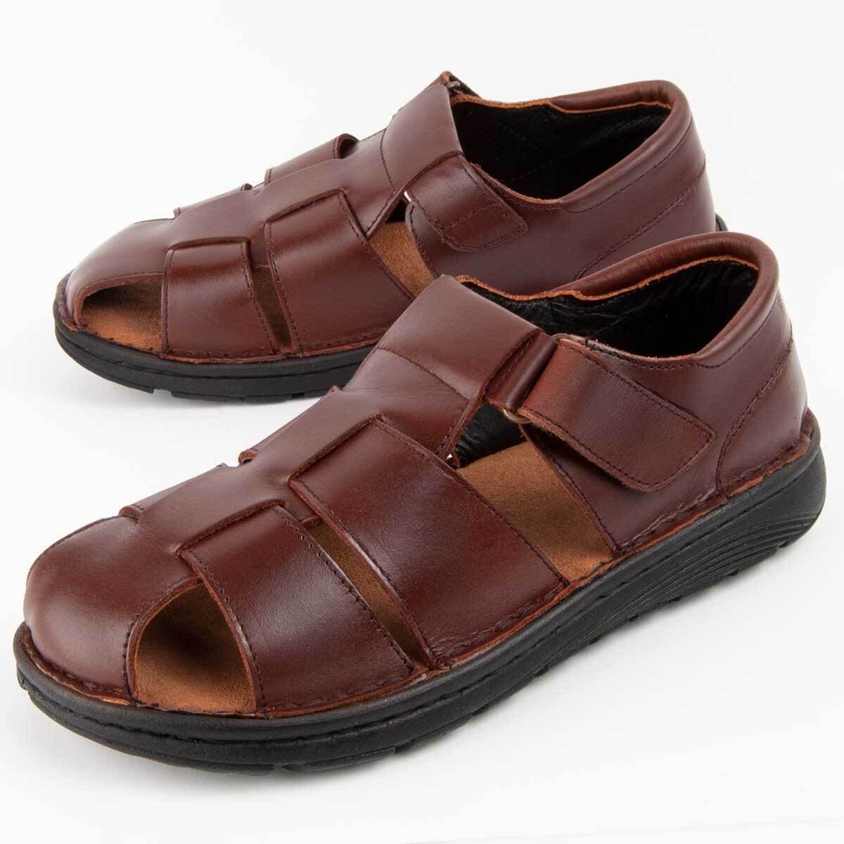 Men's Sandals Purapiel Brown