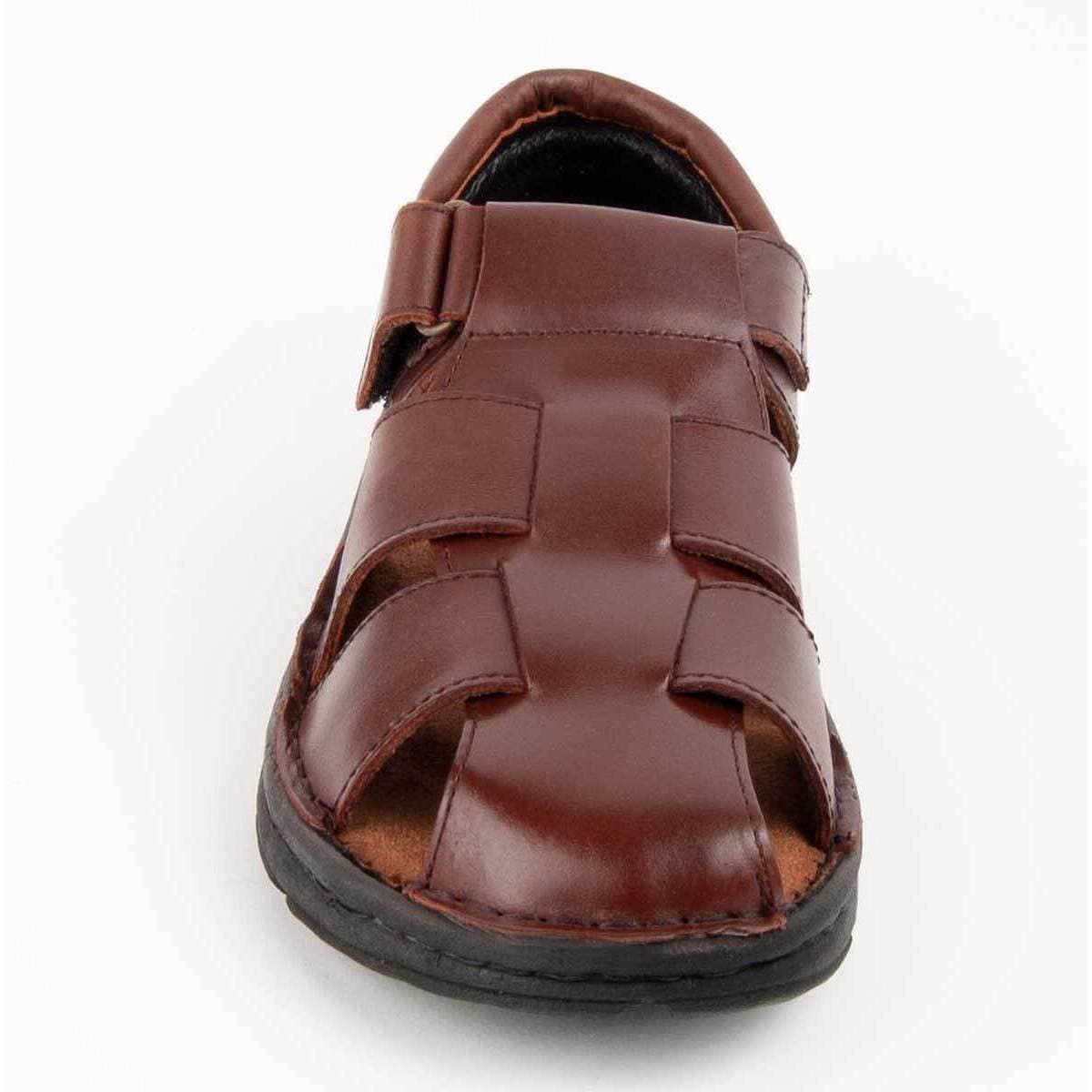 Men's Sandals Purapiel Brown
