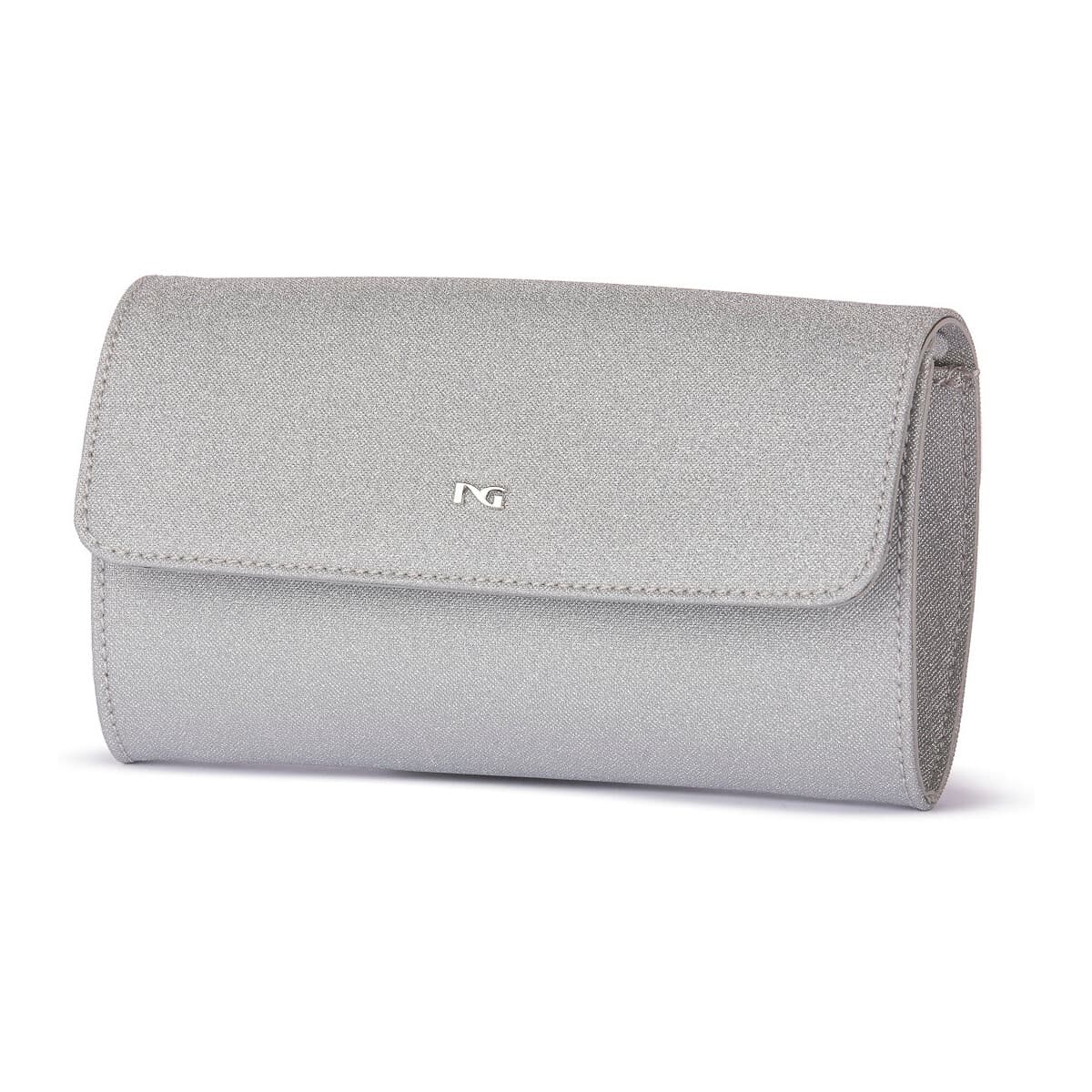 Τσάντα NeroGiardini NERO GIARDINI 700 MICROGLITTERS ARGENTO