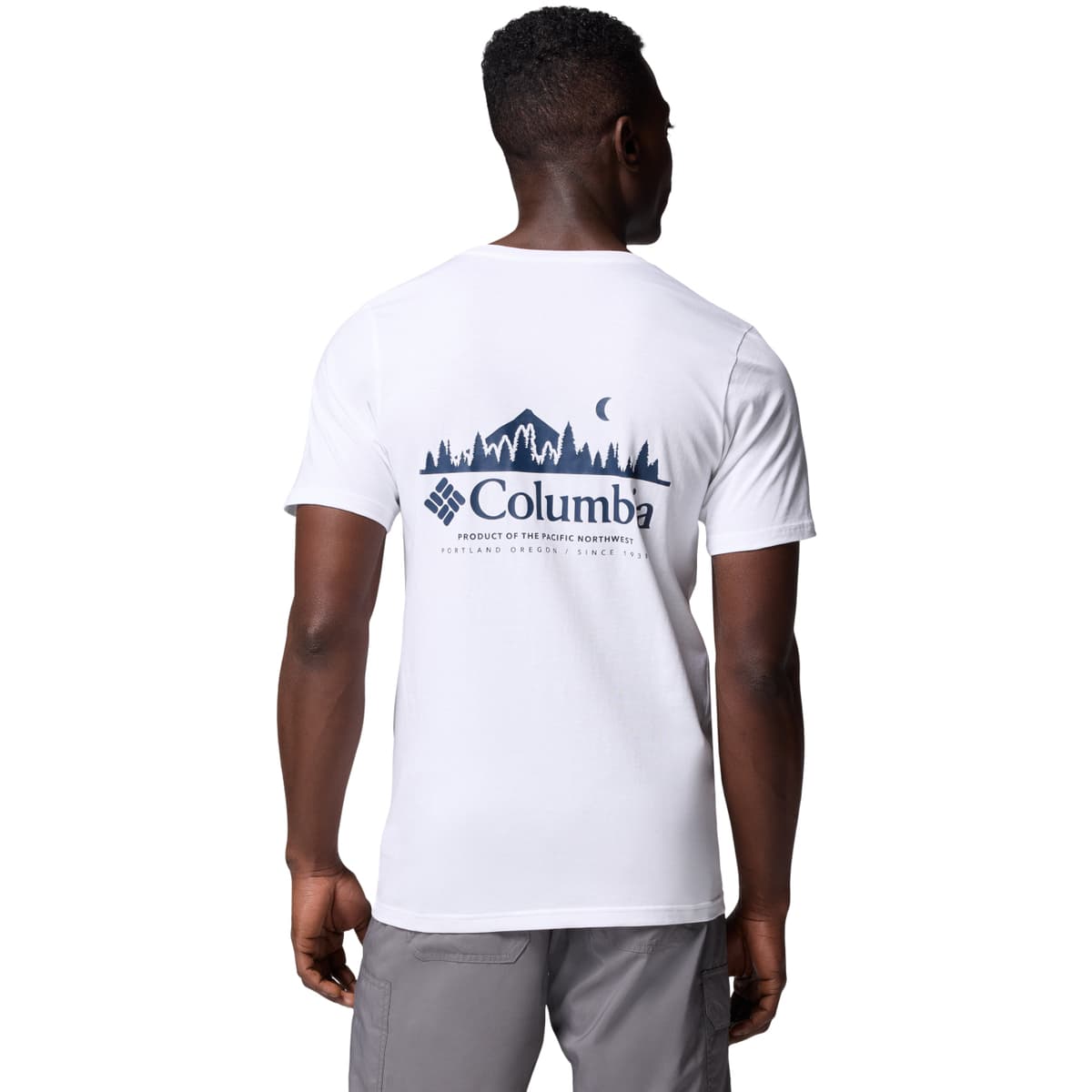 Men's T-Shirts Columbia White