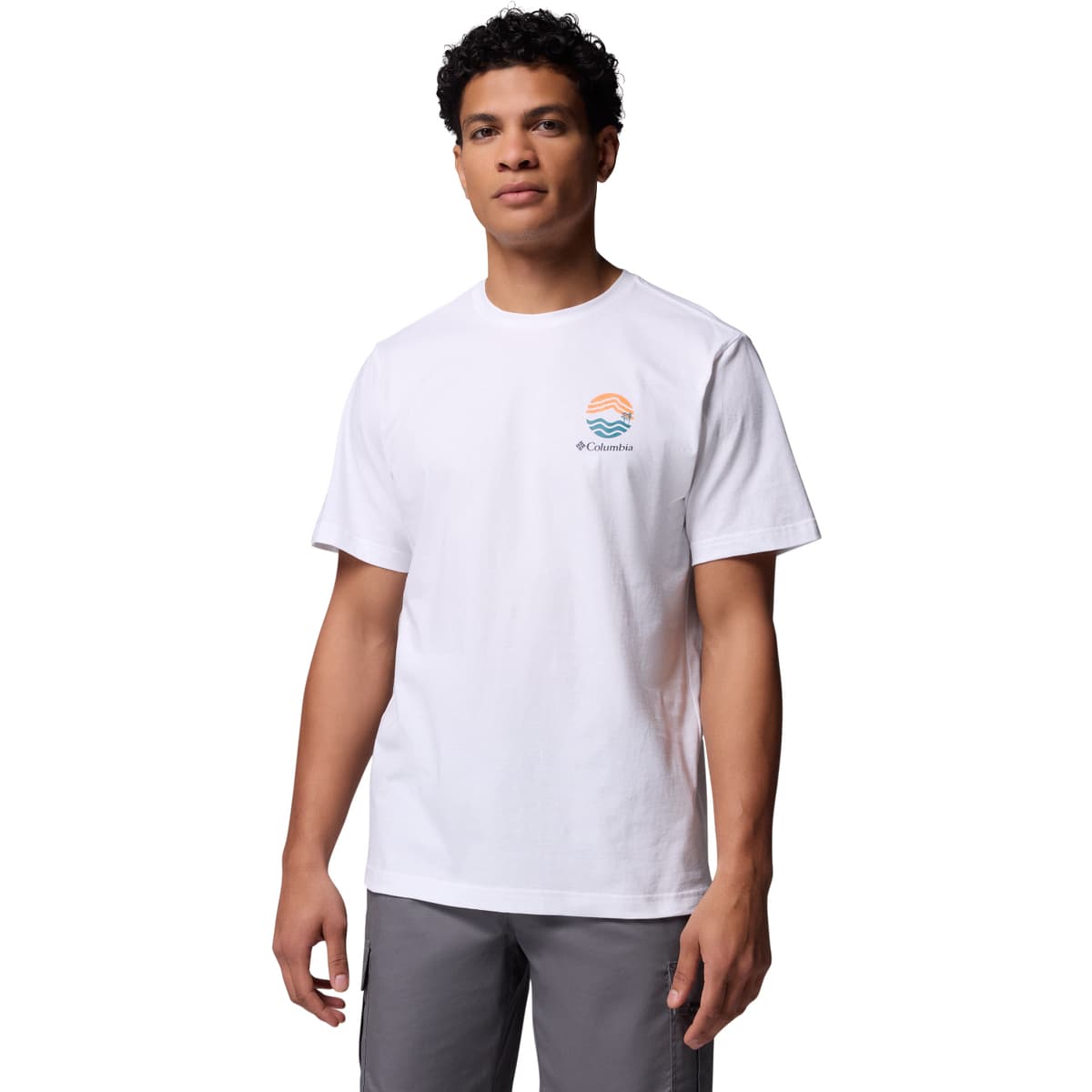 Men's T-Shirts Columbia White
