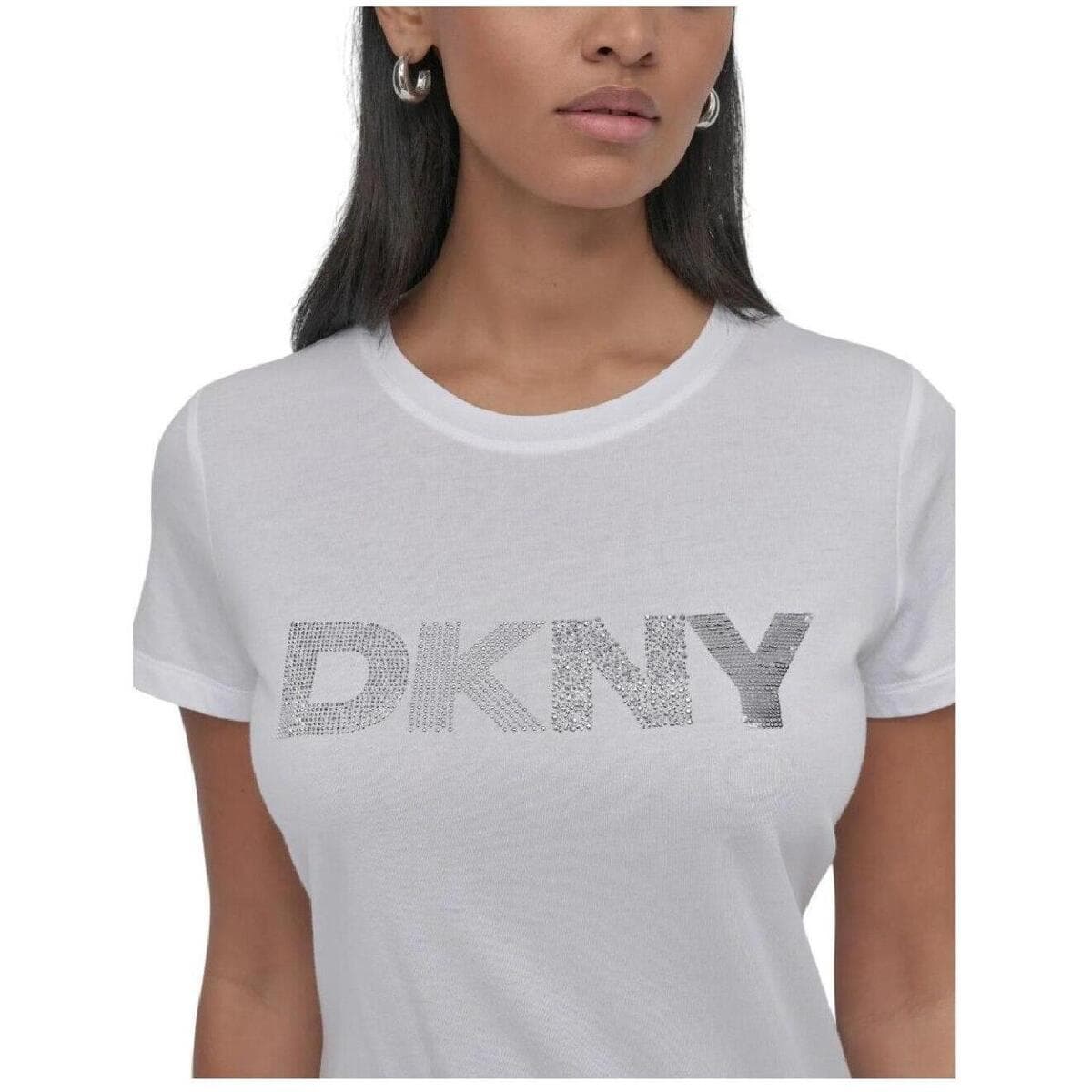 Women's T-Shirts Dkny White