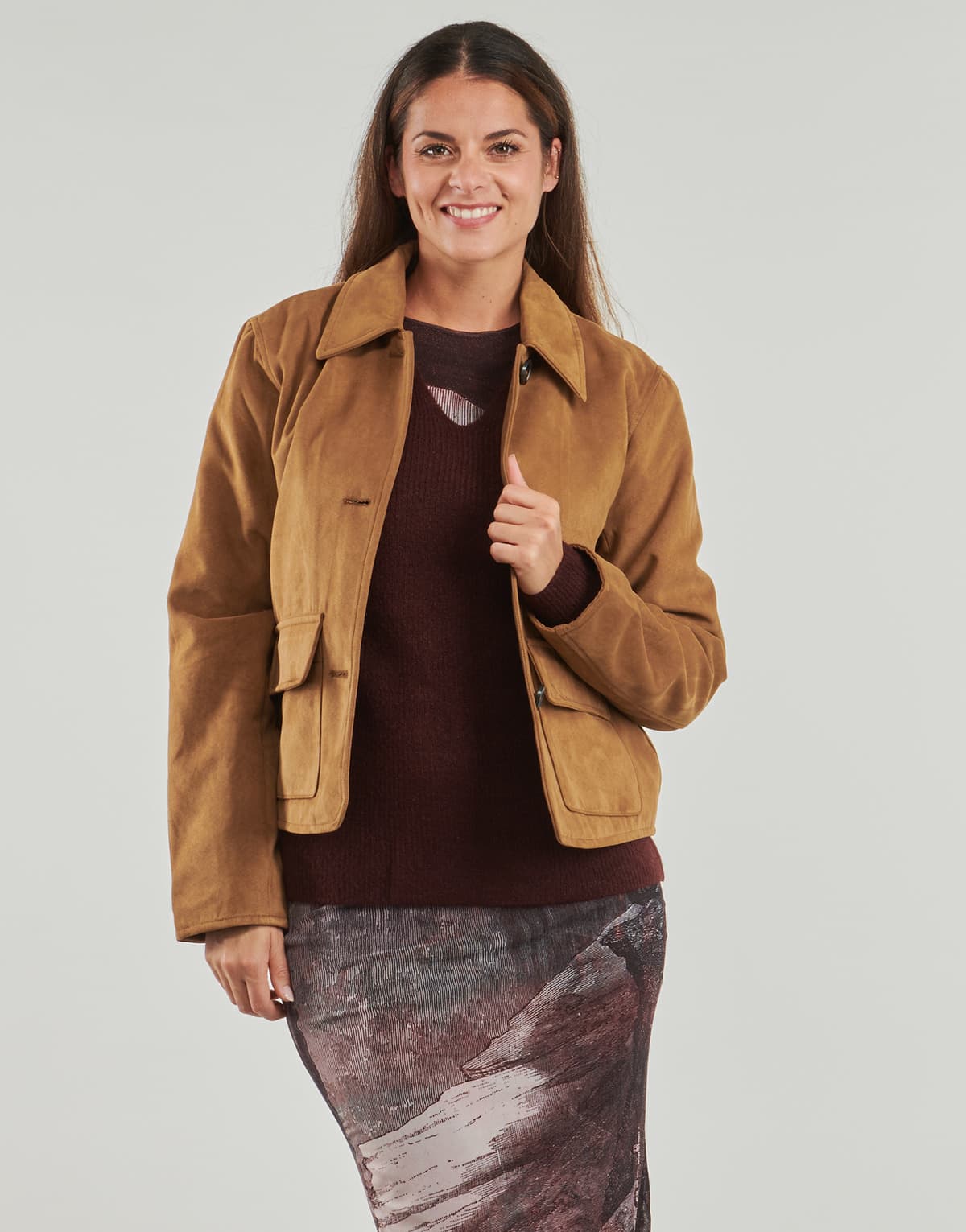 Women's Jackets JDY Brown