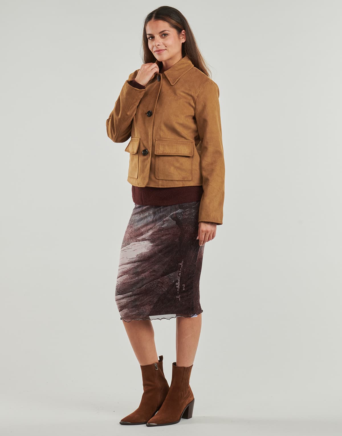 Women's Jackets JDY Brown