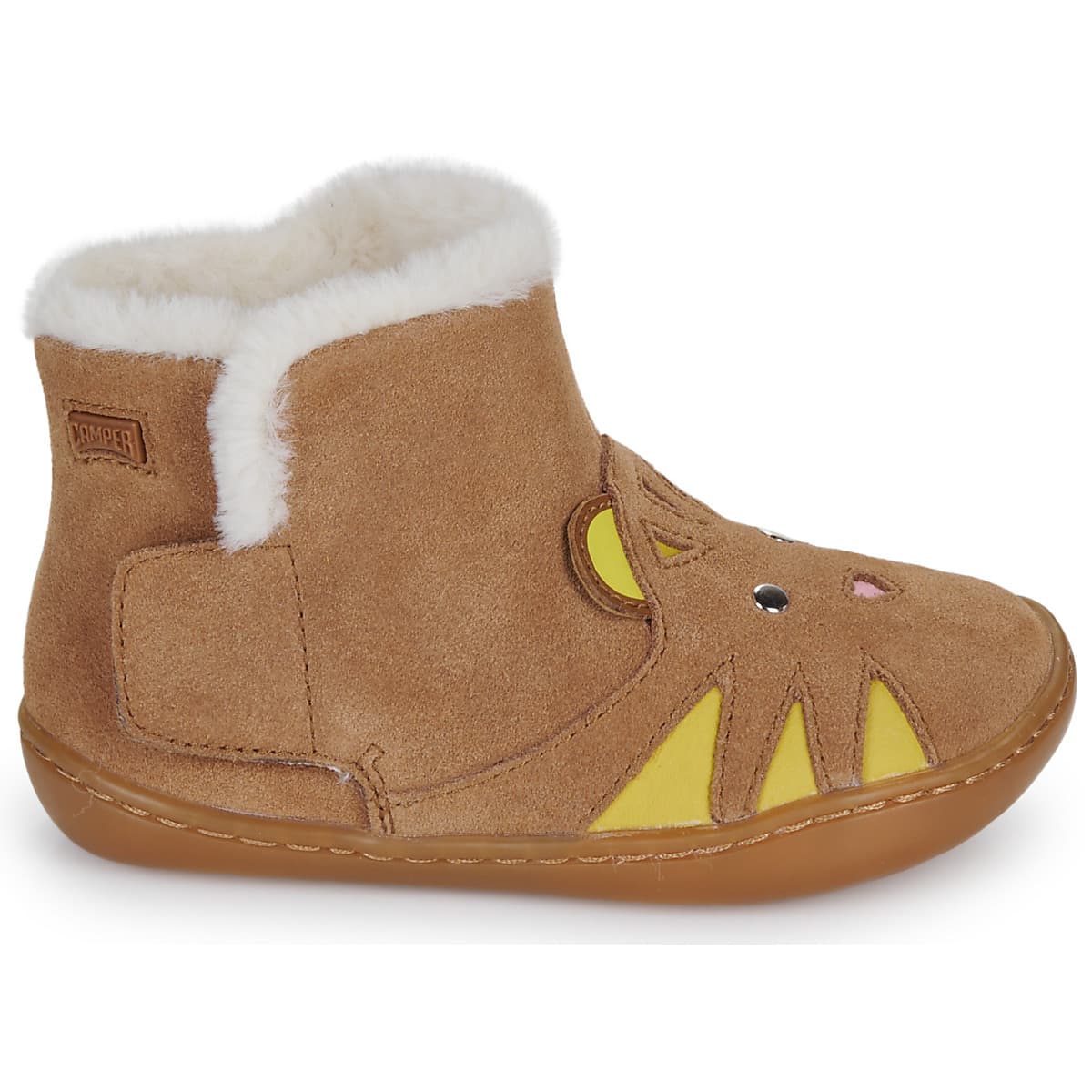 Girls' House Slippers Camper Brown