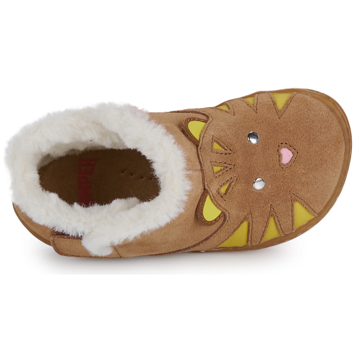 Girls' House Slippers Camper Brown