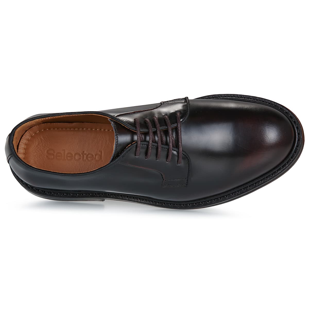 Men's Derby Shoes Selected Brown
