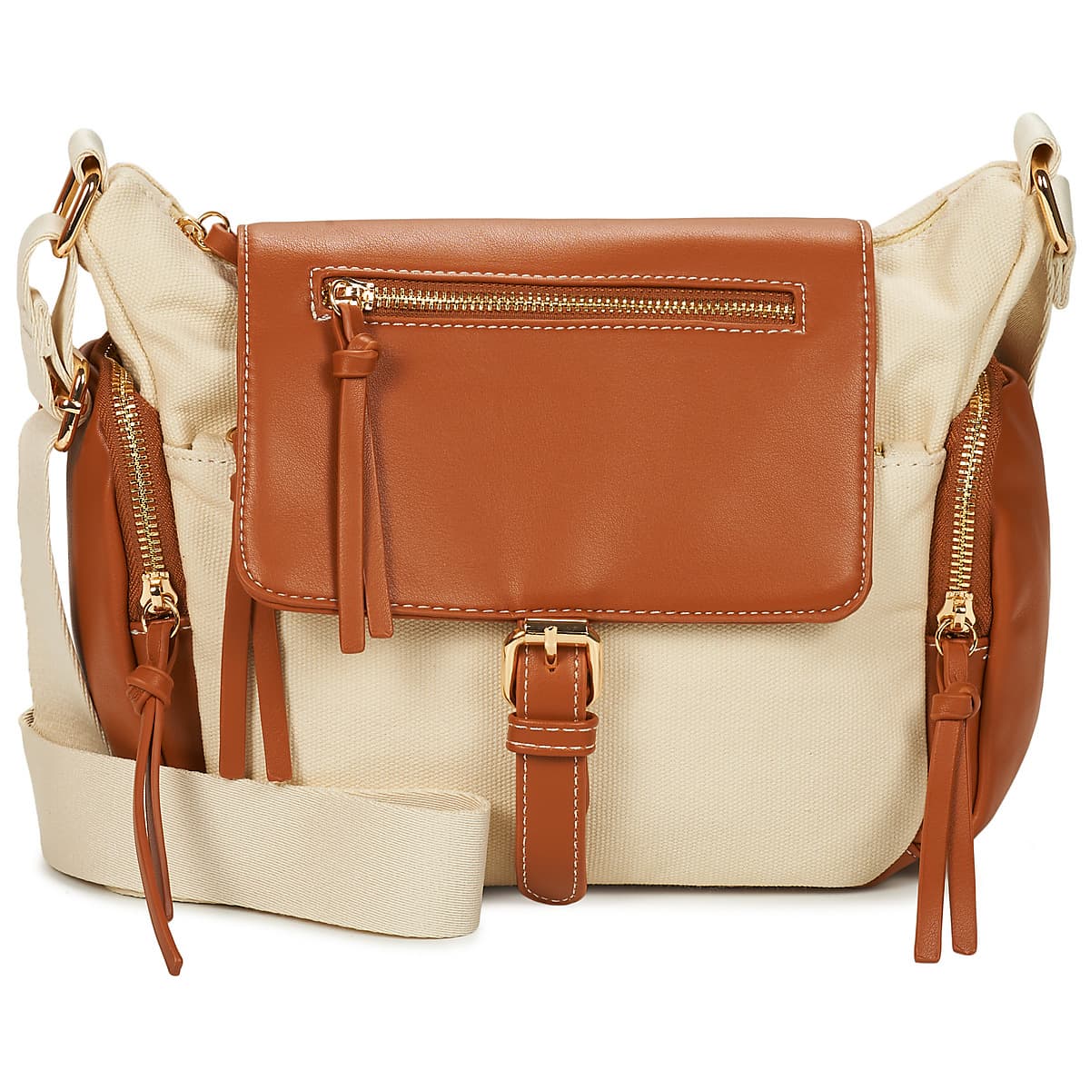 Women's Shoulder Bags Casual Attitude Beige