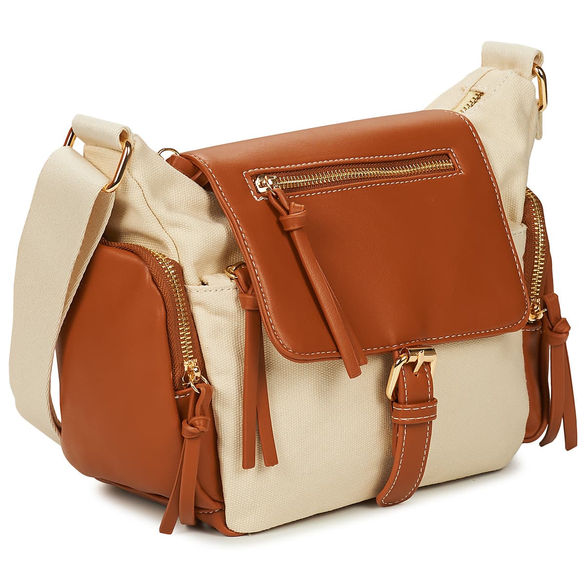 Women's Shoulder Bags Casual Attitude Beige