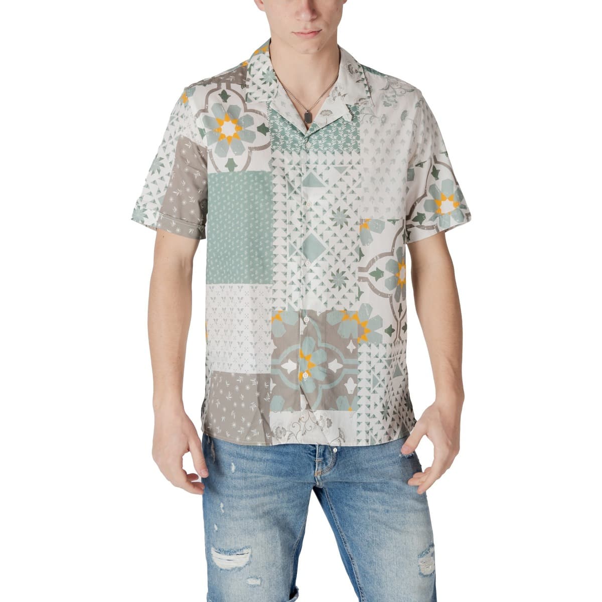 Πουκάμισο με κοντά μανίκια Antony Morato MMSS00171-FA430634